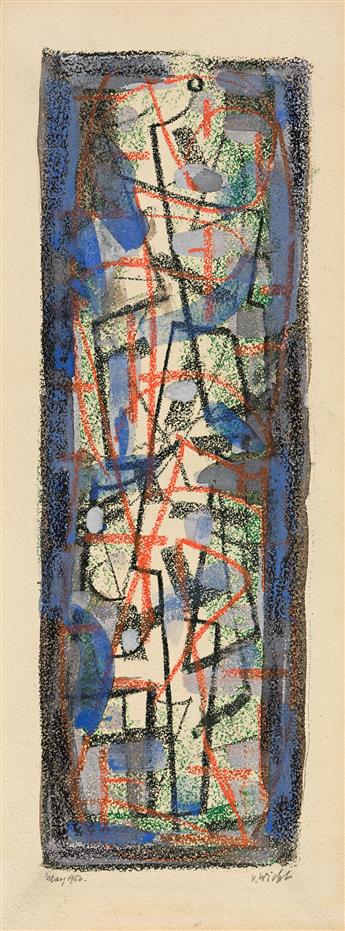 JOHN VON WICHT (1888 - 1970, GERMAN/AMERICAN) Untitled, (Pair).